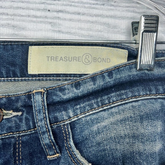 🍉 Treasure & Bond Distressed Boyfriend Jeans - Picture 5 of 7